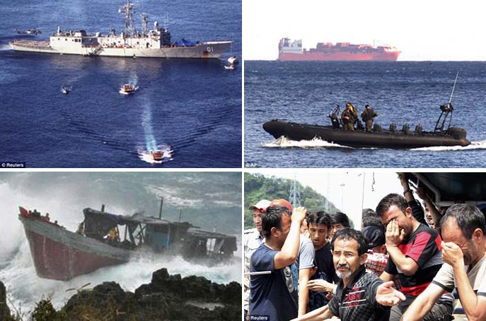 Kapal TNI-AL Peringatkan Australia yang Langgar Teritorial Laut Indonesia